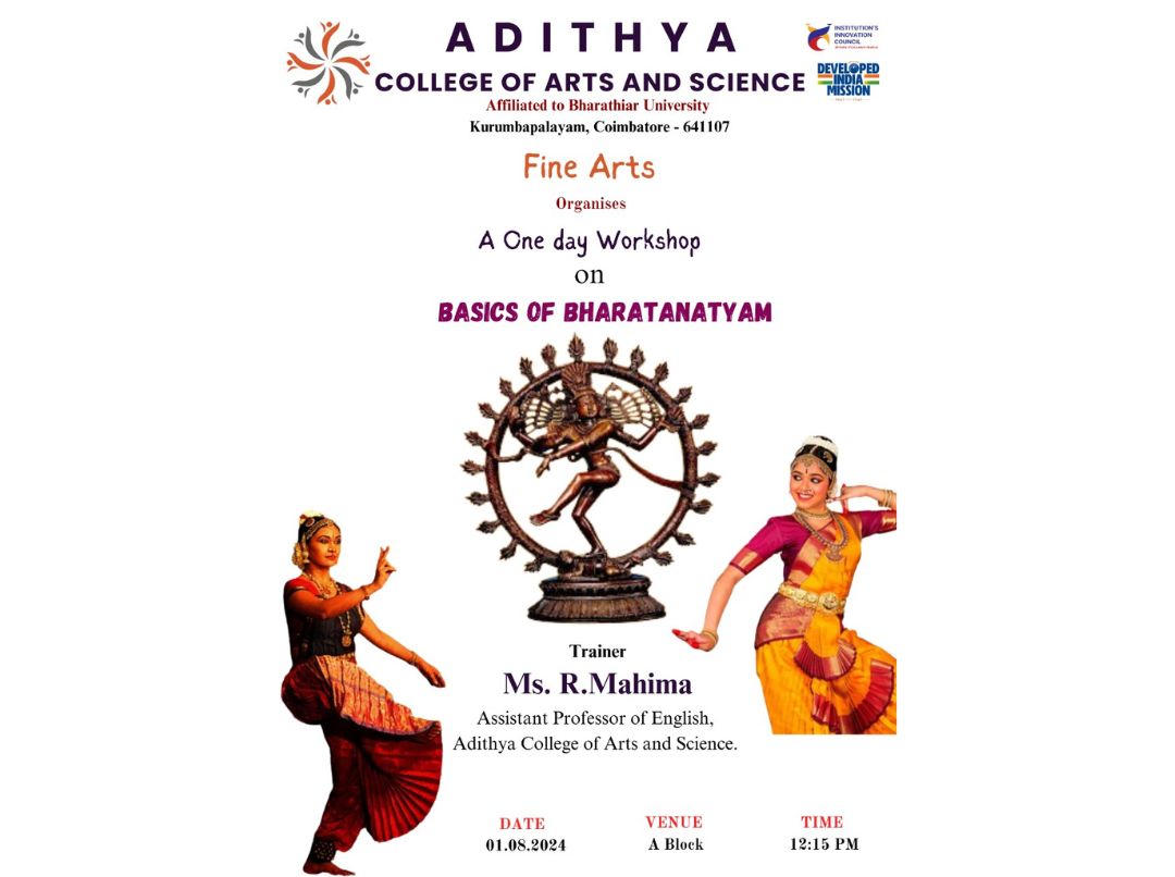 A One Day Workshop on Basics of Bharatanatyam